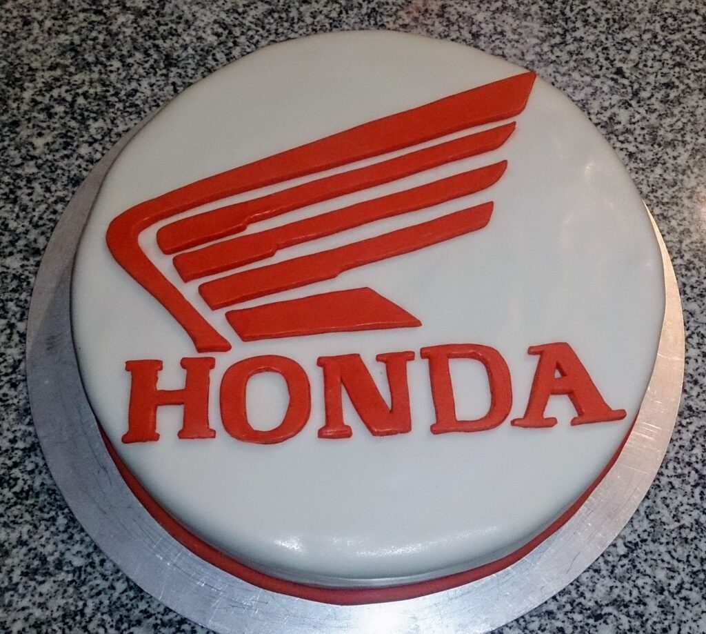 Torte mit Honda Logo