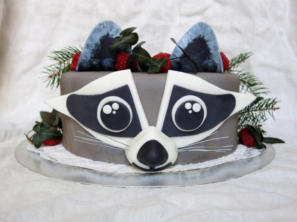 Waschbär Torte