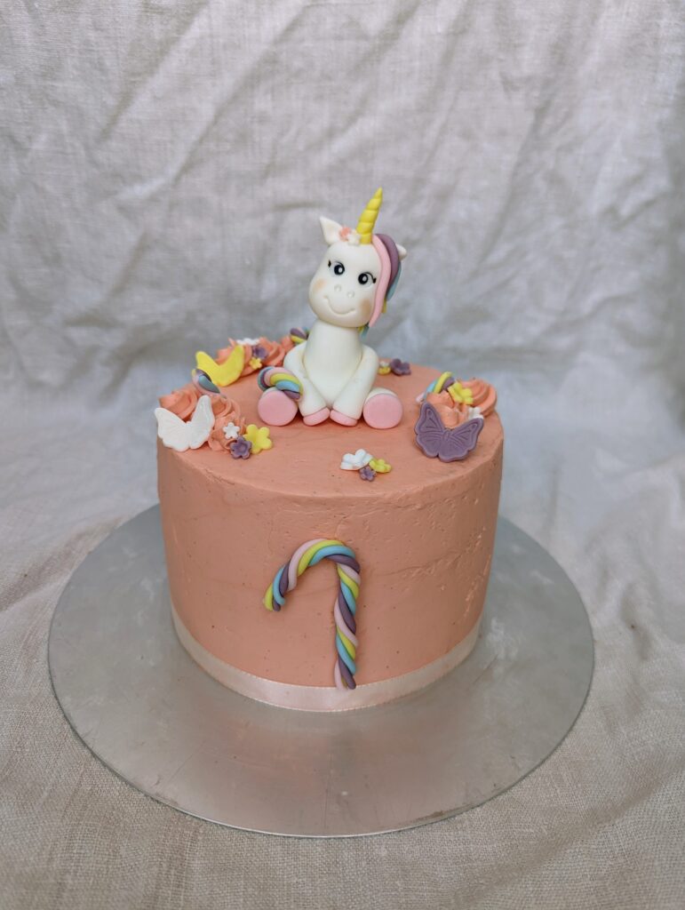 Torte mit Einhorn